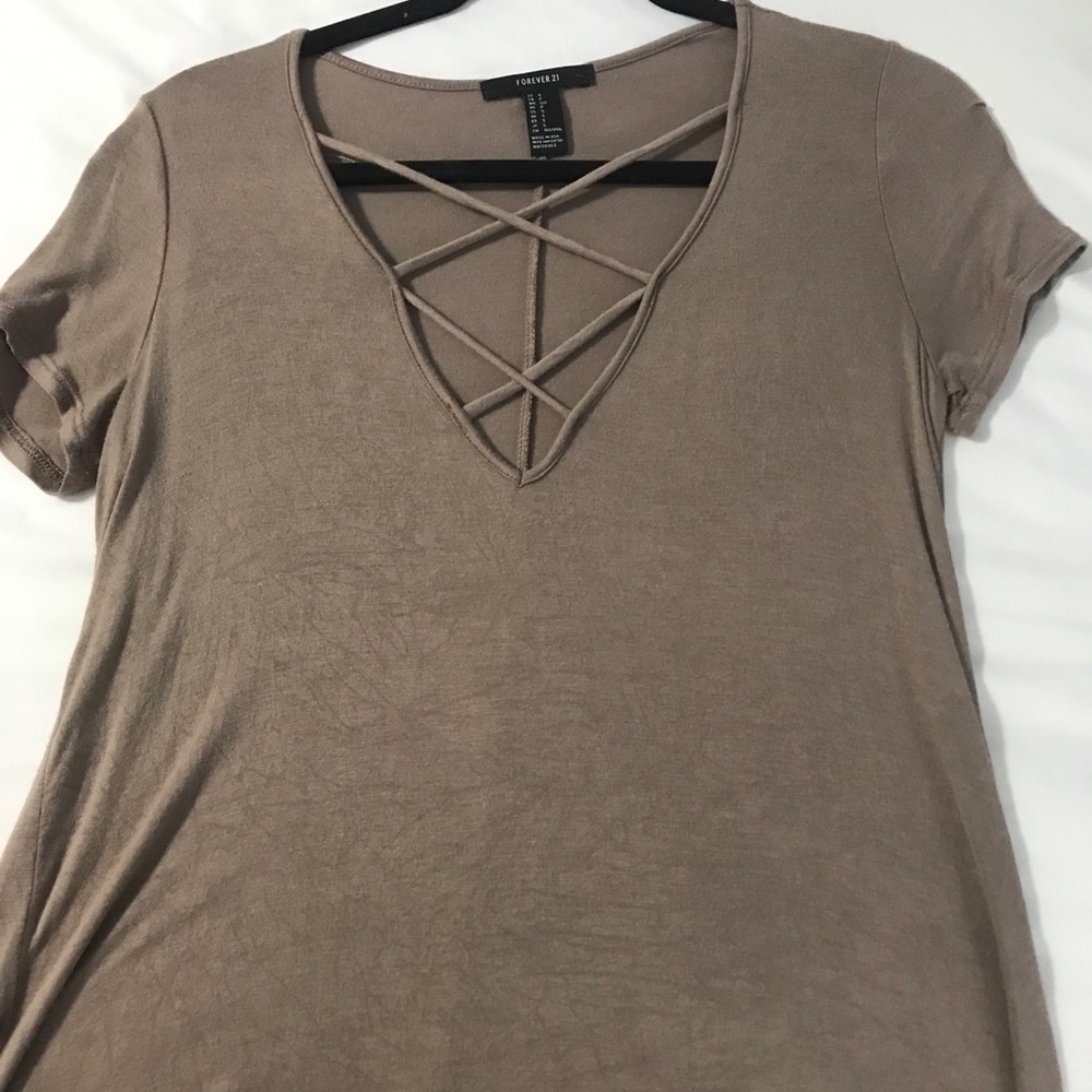 Forever 21 Tan Top